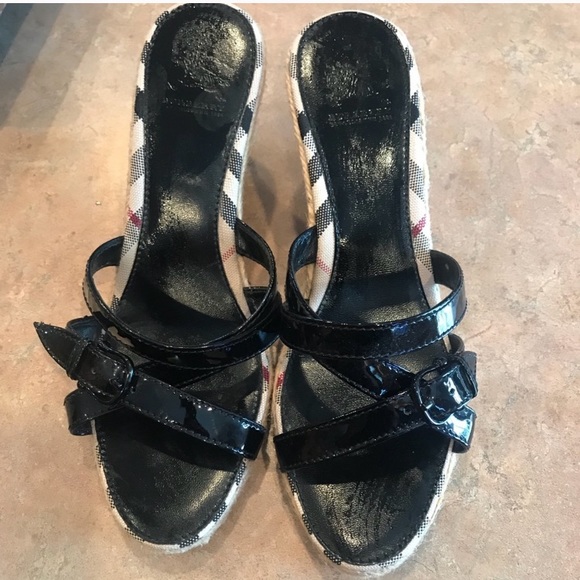 Burberry Shoes - Burberry wedge sandals Burberry Shoes - Burberry wedge sandals